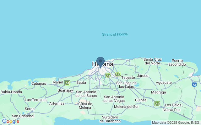 Kaart met locatie Castillo del Morro